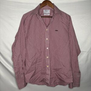 Charles Tyrwhitt Men's Red Gingham Dress Shirt 16/34 in  Slim Fit 41/86cm